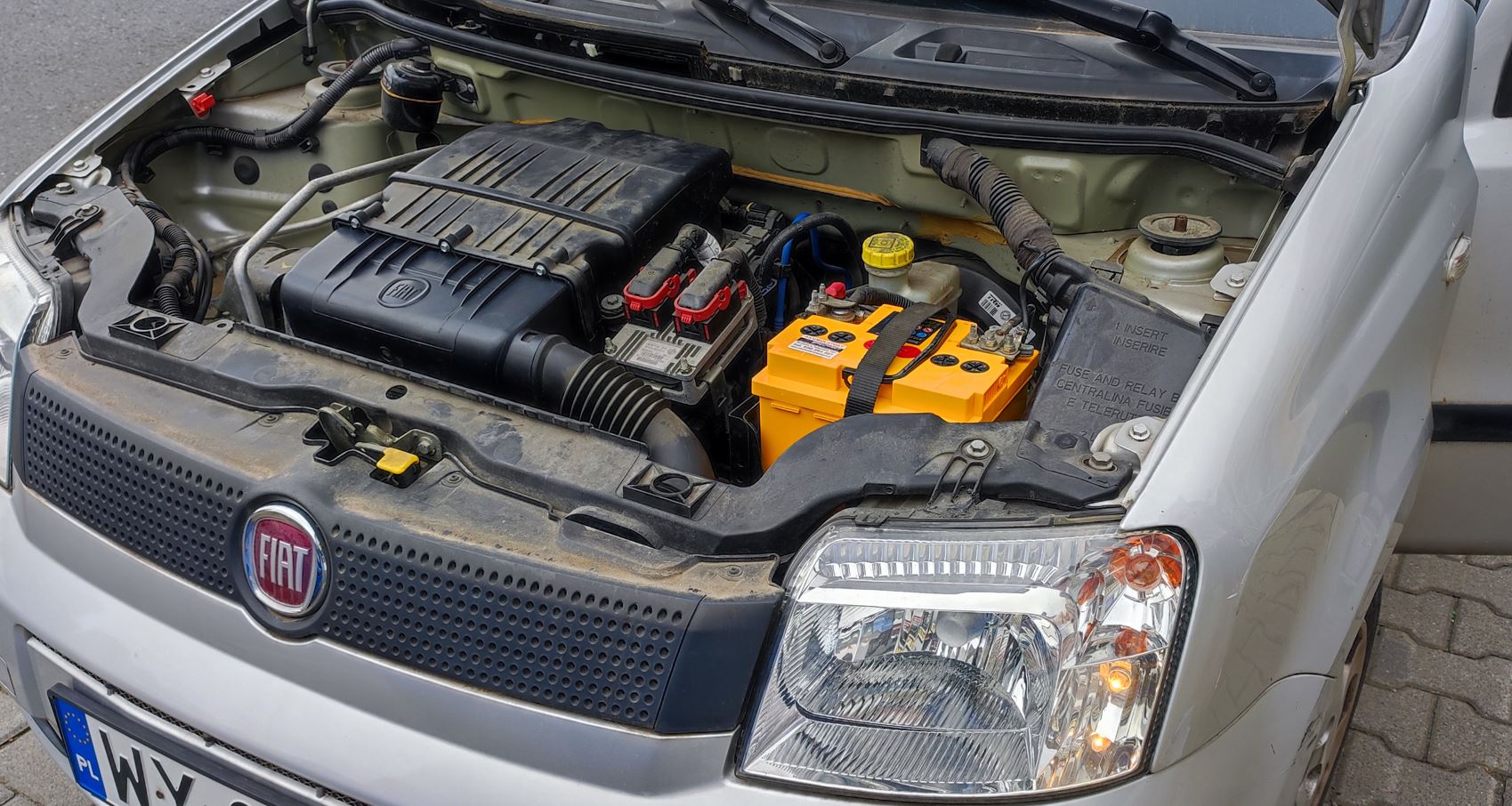 Akumulator zamontowany w Fiat Panda II 1.1 benzyna 2011